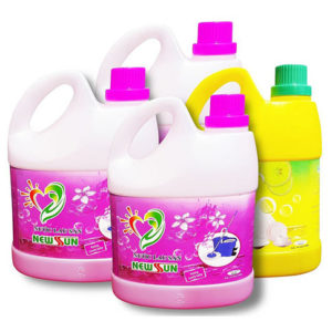 Combo tẩy rửa NewSun: rửa chén 4L + lau sàn 4Lx3